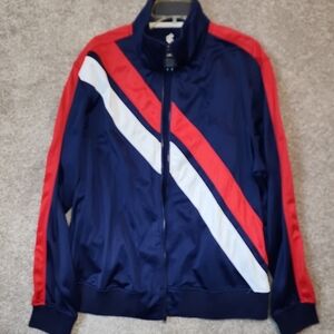 Rocawear Size 2XL Men's Blue and Red Track Jacket
